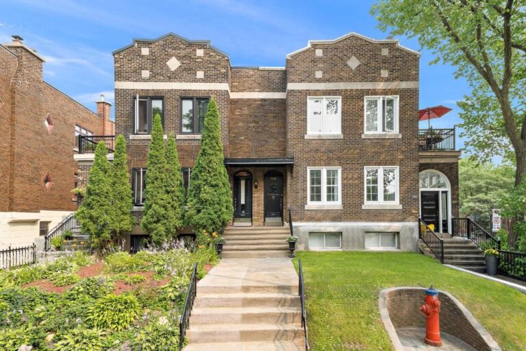 Élégant condo haut de duplex avec énormément de cachet dans le quartier